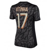 Koszulka piłkarska Paris Saint-Germain Vitinha Ferreira #17 Strój Trzeci dla kobiety 2023-24 tanio Krótki Rękaw